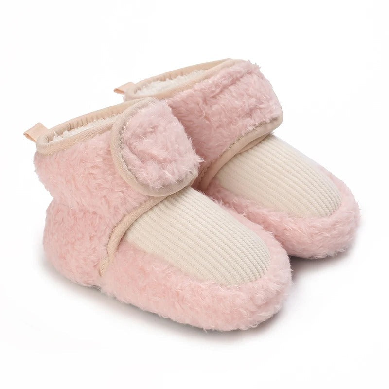 LittleNord SnugglePaws Babyslofjes – Warme Antislip Baby Schoentjes voor Winter (Maat 16–18)