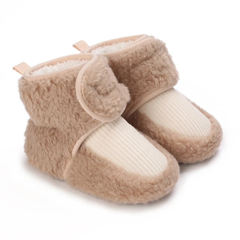 LittleNord SnugglePaws Babyslofjes – Warme Antislip Baby Schoentjes voor Winter (Maat 16–18)