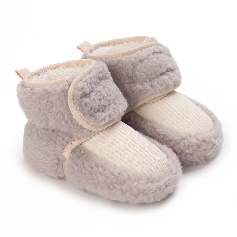 LittleNord SnugglePaws Babyslofjes – Warme Antislip Baby Schoentjes voor Winter (Maat 16–18)