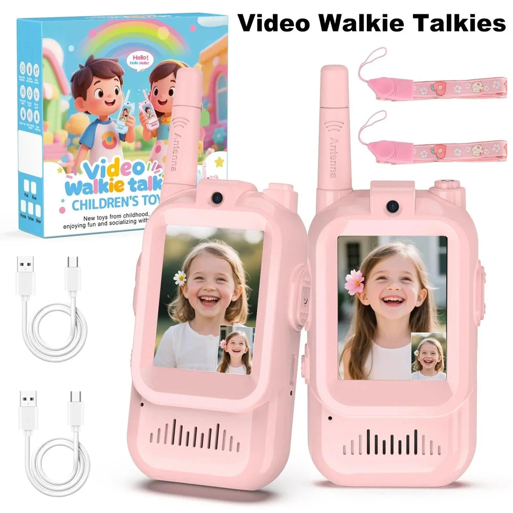 Video Walkie Talkie Kinderen met Scherm – 2-weg Communicatie