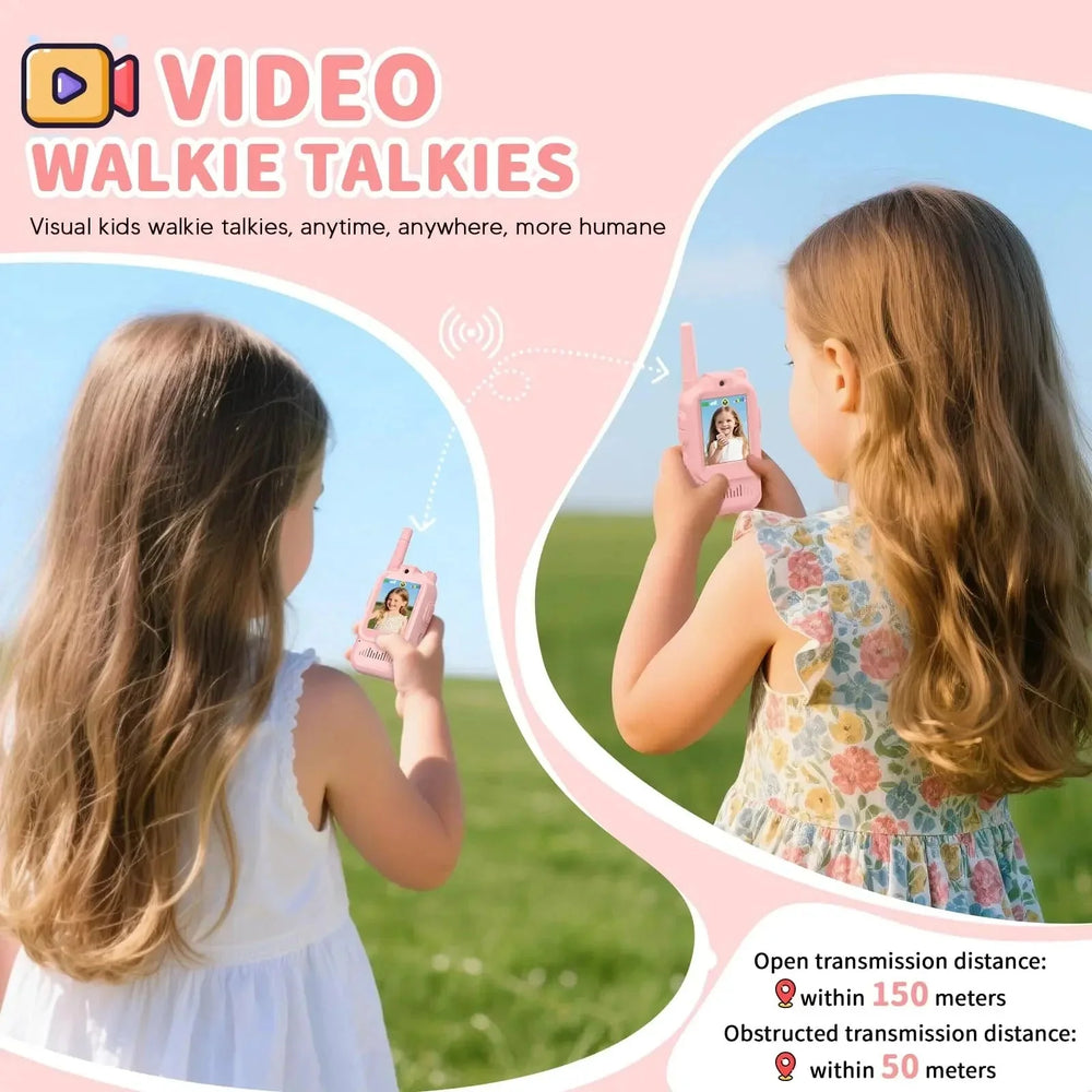 Video Walkie Talkie Kinderen met Scherm – 2-weg Communicatie
