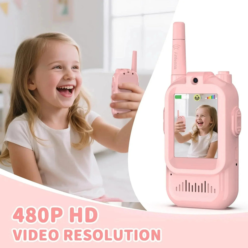 Video Walkie Talkie Kinderen met Scherm – 2-weg Communicatie