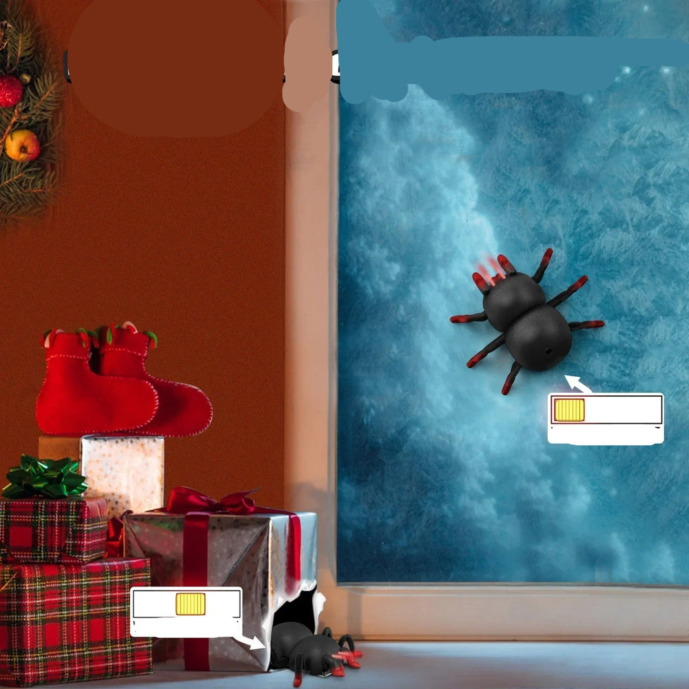 RC spin muur en plafond – bestuurbare spin met LED ogen