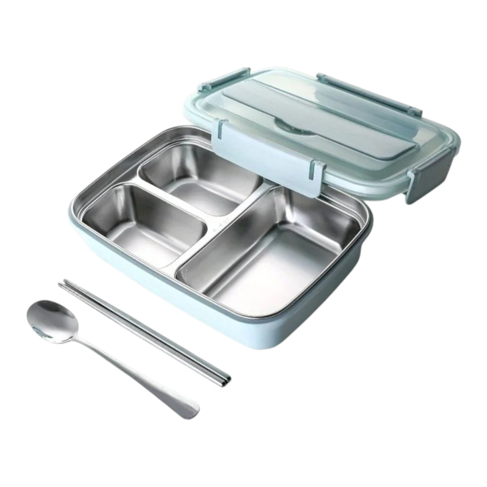 RVS Lunchbox Lekvrij – Bento Box voor School en Werk