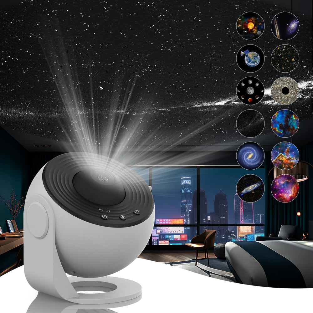 Sterrenhemel Projector – Galaxy Lamp 12 Kleuren & 360°